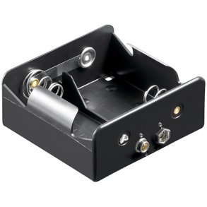 Battericontainer for 2x D LR20 Snap terminal