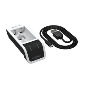 Ansmann COMFORT MINI batterilader til 1-2 AA/AAA NiMH Batterier