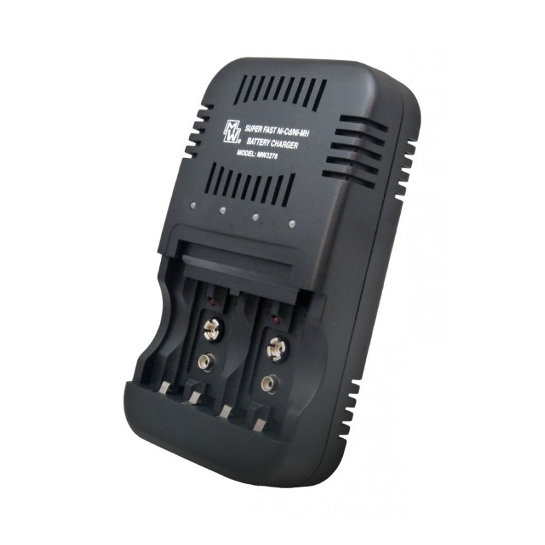 MINWA MW3278 BatteriLader NIMH/NICD AA/AAA/9V