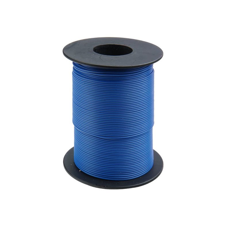 Monteringstrd stiv bl =0.5mm 100m enkelkoret