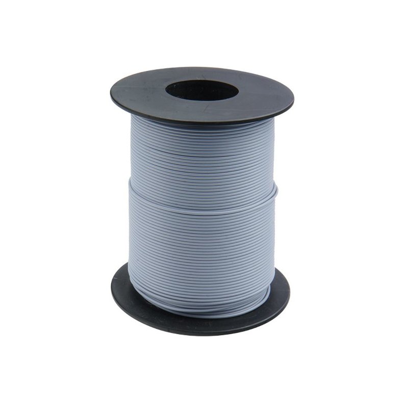 Monteringstrd stiv gr =0.6mm 100m enkelkoret