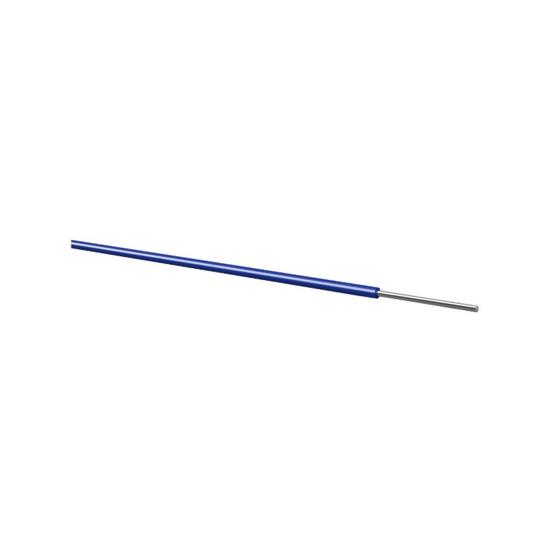 Monteringstrd stiv bl 10m 0.75mm enkelkoret
