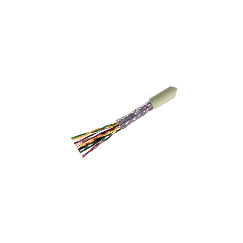 Styrekabel LIYCY 2x10x0.14mm�/sk�rm � 8.1mm flerkoret pr. meter