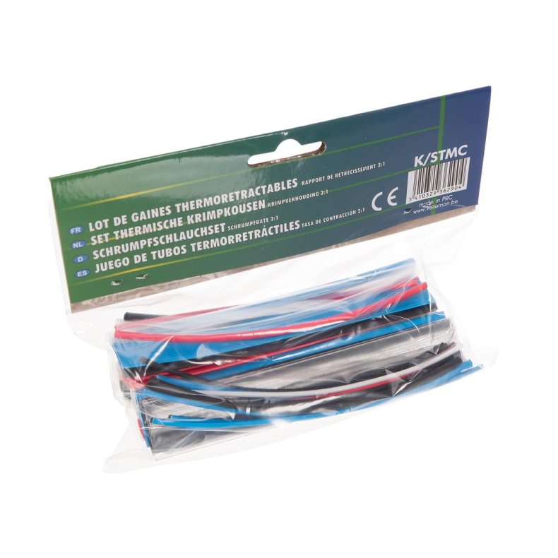 Krympeflex sortiment Flerfarvet 12cm 40stk Krymper 2:1