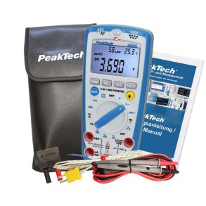 PeakTech DIGITAL MULTIMETER 5i1 Lyd/lys/temp/fugt/lufttemp.