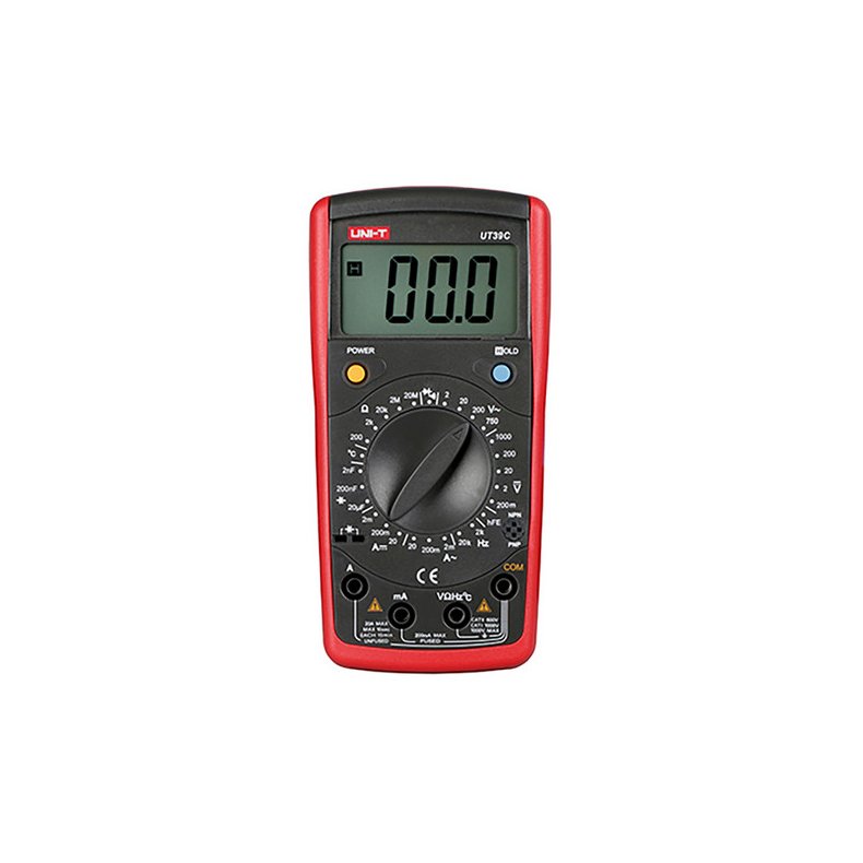Digitalt multimeter LCD UT39C