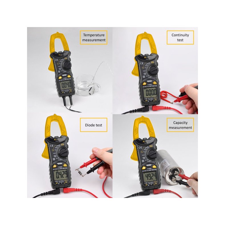 Tangamperemeter VAC/VDC. AAC/ADC TRMS CATIII 600V NCV