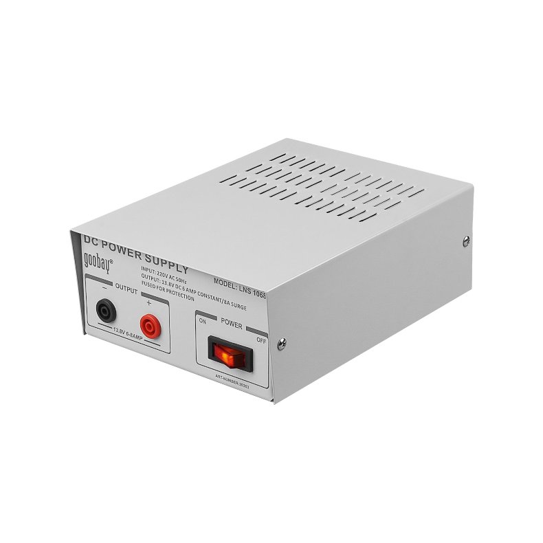 Str�mforsyning 13.8Vdc 6/8A