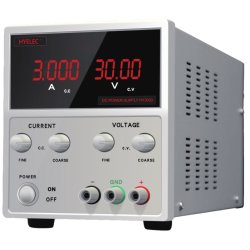 Laboratoriestrmforsyning  0-30Vdc 0-5A