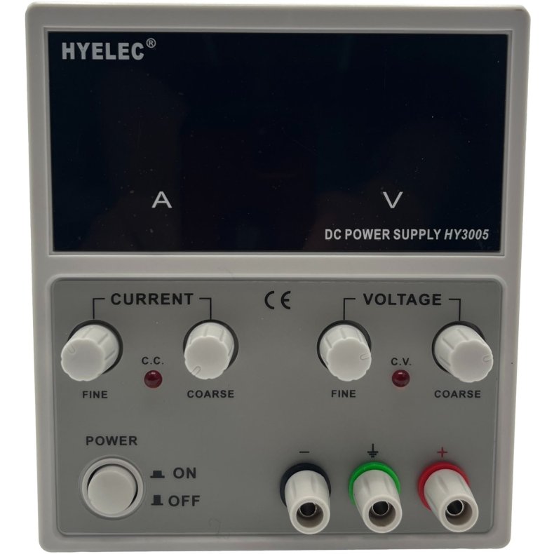 Laboratoriestrmforsyning  0-30Vdc 0-5A