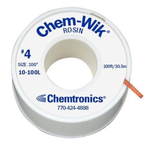 TINSUGETRD 2.5mm x 30m Chem-Wik 10-100L Chemtronics