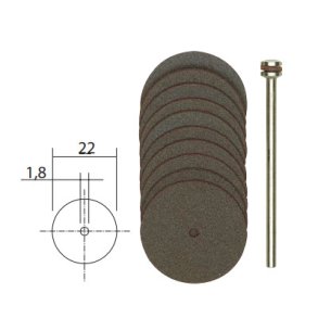PROXXON 10 stk. Skreskiver 22x0.7mm m. holder