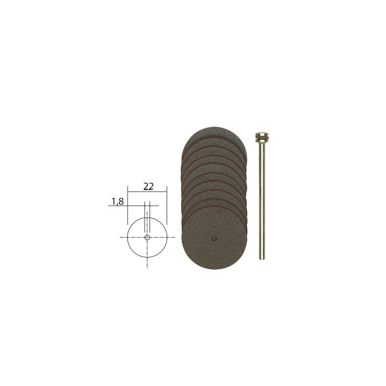 PROXXON 10 stk. Skreskiver 22x0.7mm m. holder