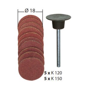 PROXXON 28982 tallerkenslibeskiver m/10 skiver