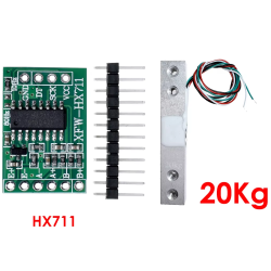 Vejecelle 20kg med HX711 AD modul