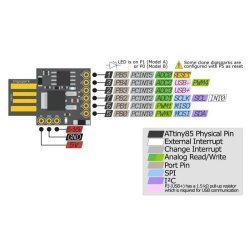 DIGISPARK ATTiny85 USB DEVELOPMENT BOARD