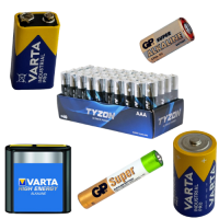 Alkaline batterier