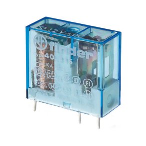 St�rkstr�msrel� 12VDC/10A 300 Ohm 1 skifte st�ende 5pins