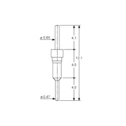 ENKELT BEN L=12 =0.47 =0.65