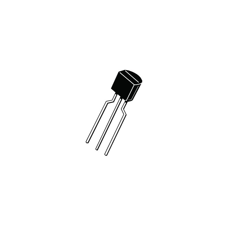 BC547B NPN transistor 45V/0.1A/0.5W p tape TO92