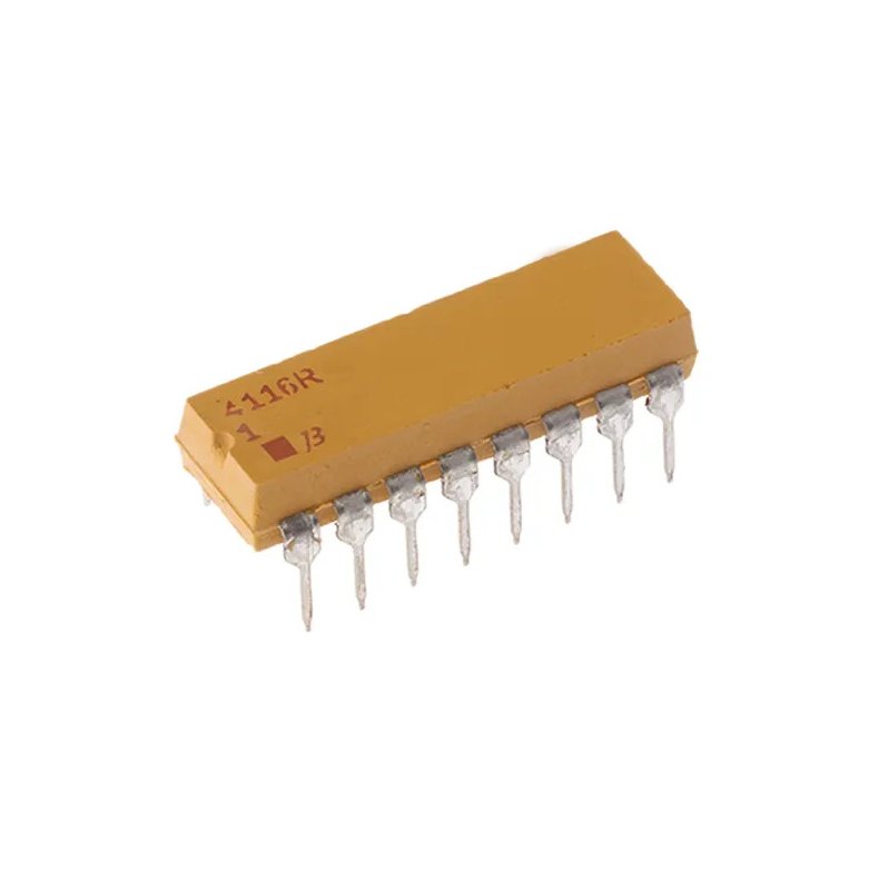 Modstandsnetvrk 8x4K7 DIL16