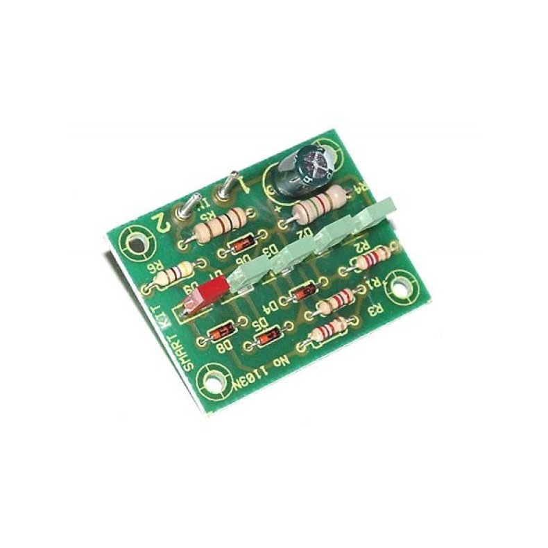 Power-meter med LEDs  (BYGGEST)