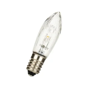 E10 LED p�re for 5 og 7-armet lysestage 10-55Vac
