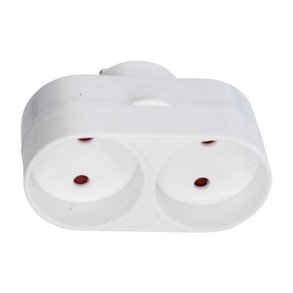 2 HULS FORGRENER uden JORD HVID