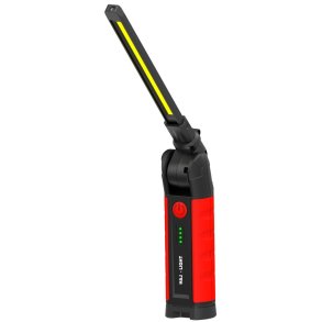 HAJ LIGHT trdls genopladelig foldelygte 1000 lm, smalt roterbart hoved, lader 20W USB-C