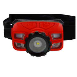 HAJ LIGHT genopladelig pandelampe 400 lumen, bevgelsesaktivering, fokuserbar, kipbar, USB-C