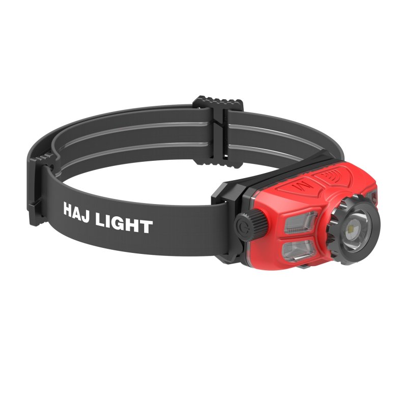 HAJ LIGHT genopladelig pandelampe 400 lumen, bevgelsesaktivering, fokuserbar, kipbar, USB-C