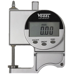 Vogel tykkelsesmler 0-25 mm 0,1 mm afl. Flad mletast  15 mm, 30mm mledybde