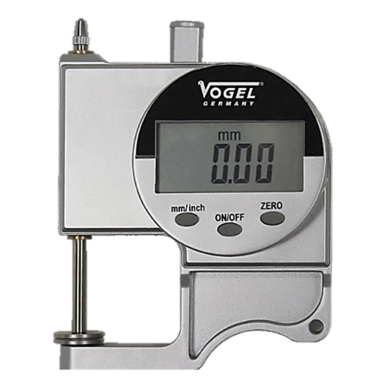 Vogel tykkelsesmler 0-25 mm 0,1 mm afl. Flad mletast  15 mm, 30mm mledybde