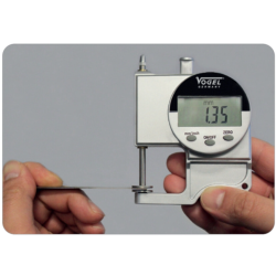 Vogel tykkelsesmler 0-25 mm 0,1 mm afl. Flad mletast  15 mm, 30mm mledybde