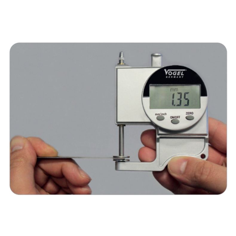 Vogel tykkelsesmler 0-25 mm 0,1 mm afl. Flad mletast  15 mm, 30mm mledybde