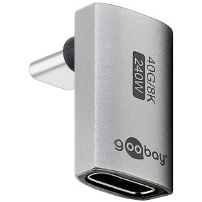 USB-C han til USB-C hun vinkel adapter USB 4.0