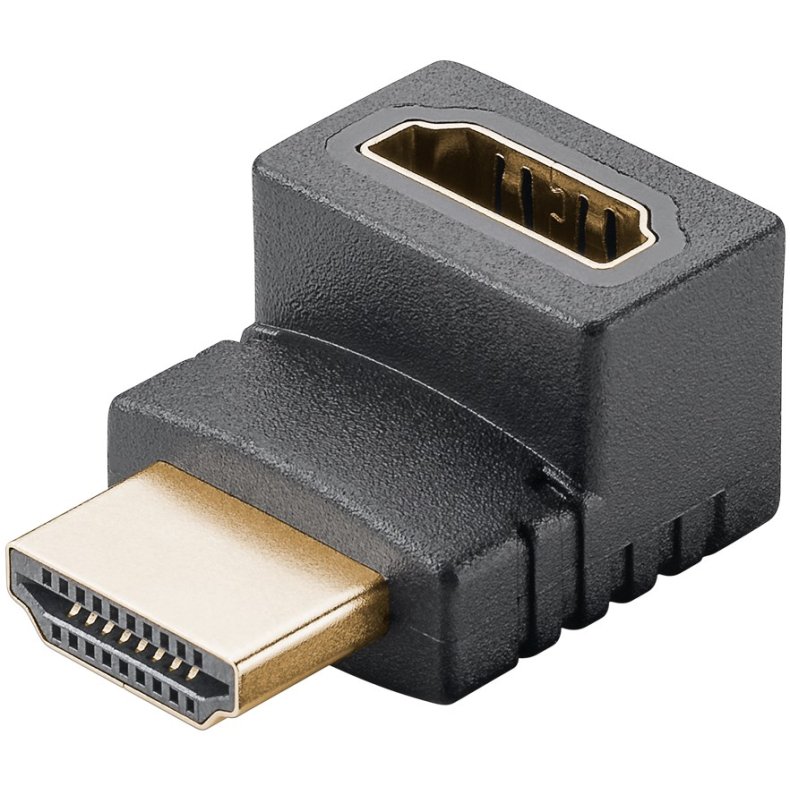 HDMI vinkel adapter han/hun 90 8K/60Hz