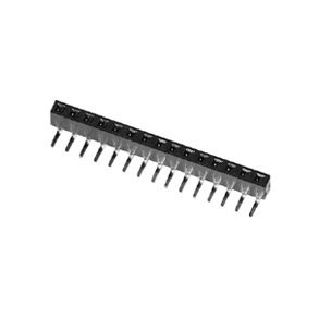 HUN PINR�KKE 1x10 POLER 2.54mm VINKEL