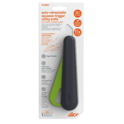 Slice Kniv med bladfremfringstryk i hndtaget Inkl.blad 10526