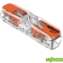 SAMLEMUFFE 1pl WAGO 221-2411 0.2-4mm 450V/32A