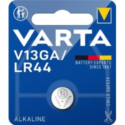 KNAPCELLE ALKALINE LR44 BATTERI 125mA 11.6xH5.4mm L1154