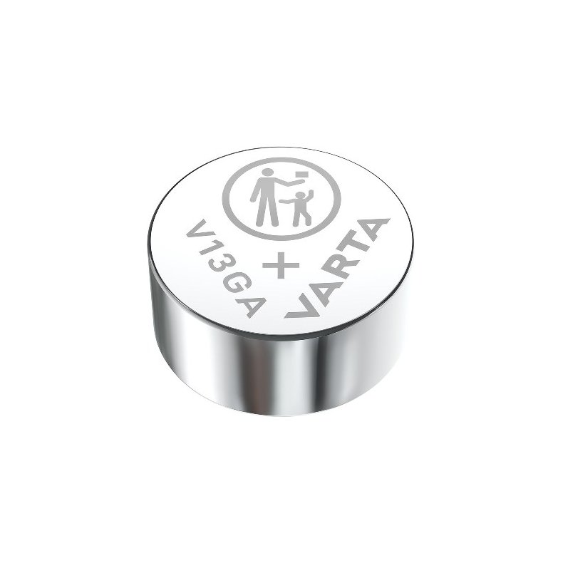 KNAPCELLE ALKALINE LR44 BATTERI 125mA 11.6xH5.4mm L1154