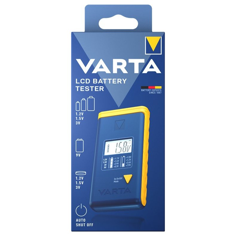 Batteritester Varta LCD Digital