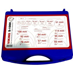 VIKING hulsavst S 1000 med 3 holdere og forlnger 