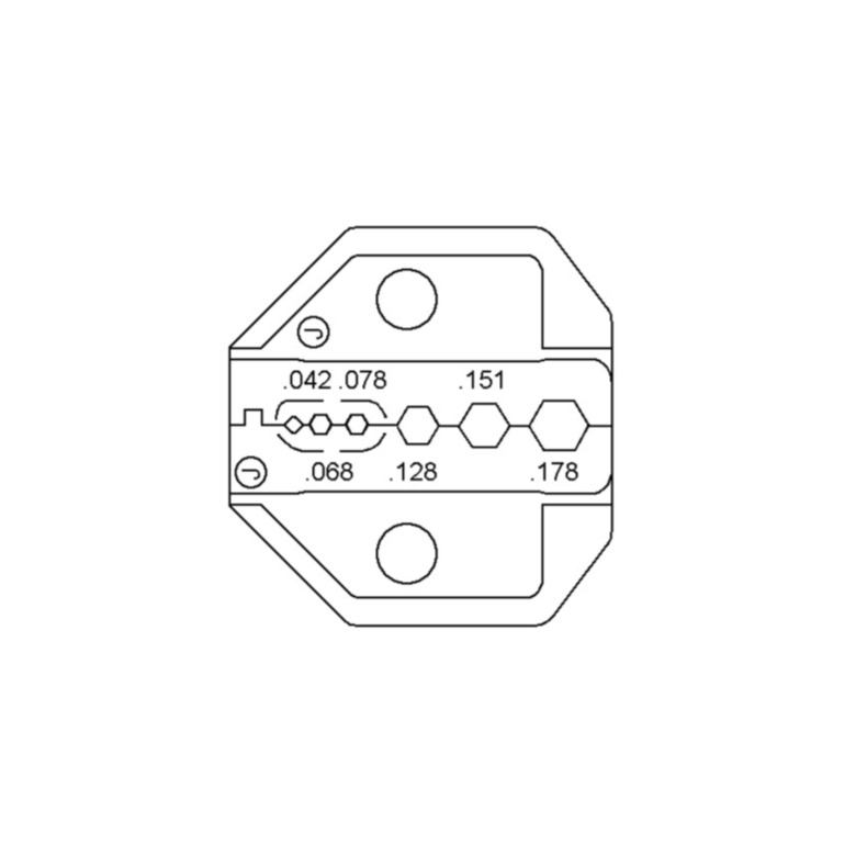 Crimptang for COAX RG174/RG179/FIBER OPTIC
