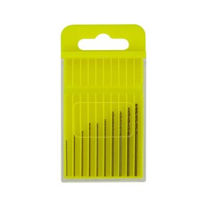 HSS borst 0,3 - 1,2 mm 10 stk.