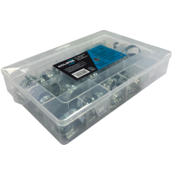 Eclipse stlspndebnd i st 9,5 - 40 mm inkl. fleksibel topskruetrkker / 106 stk.