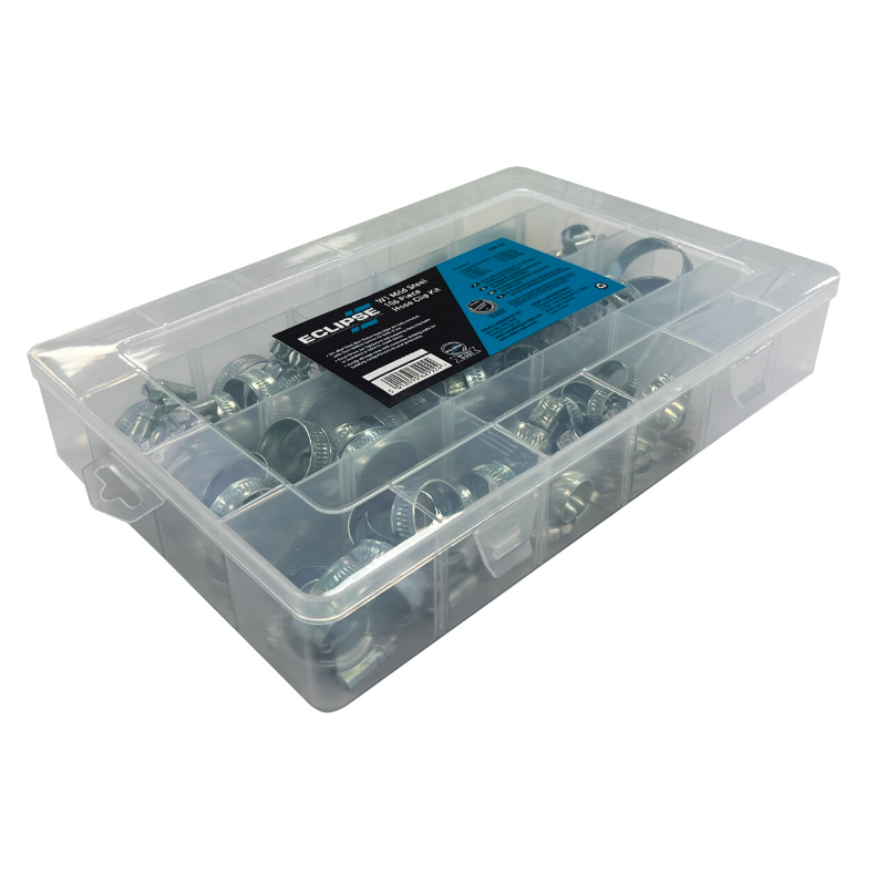 Eclipse stlspndebnd i st 9,5 - 40 mm inkl. fleksibel topskruetrkker / 106 stk.