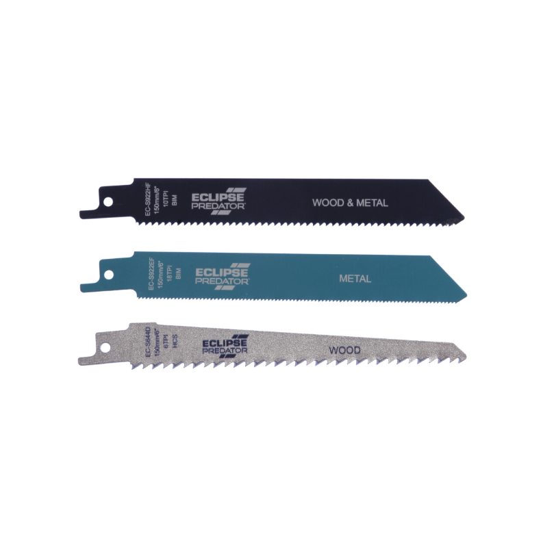 Eclipse ergonomisk hndtag til bajonetsavklinger med quick release. inkl. 3 klinger