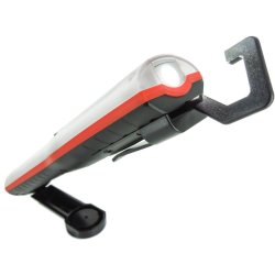 HAJ LIGHT genopladelig inspektionslampe, magnet, krog &amp; blteklip,1200 + 250 lumen